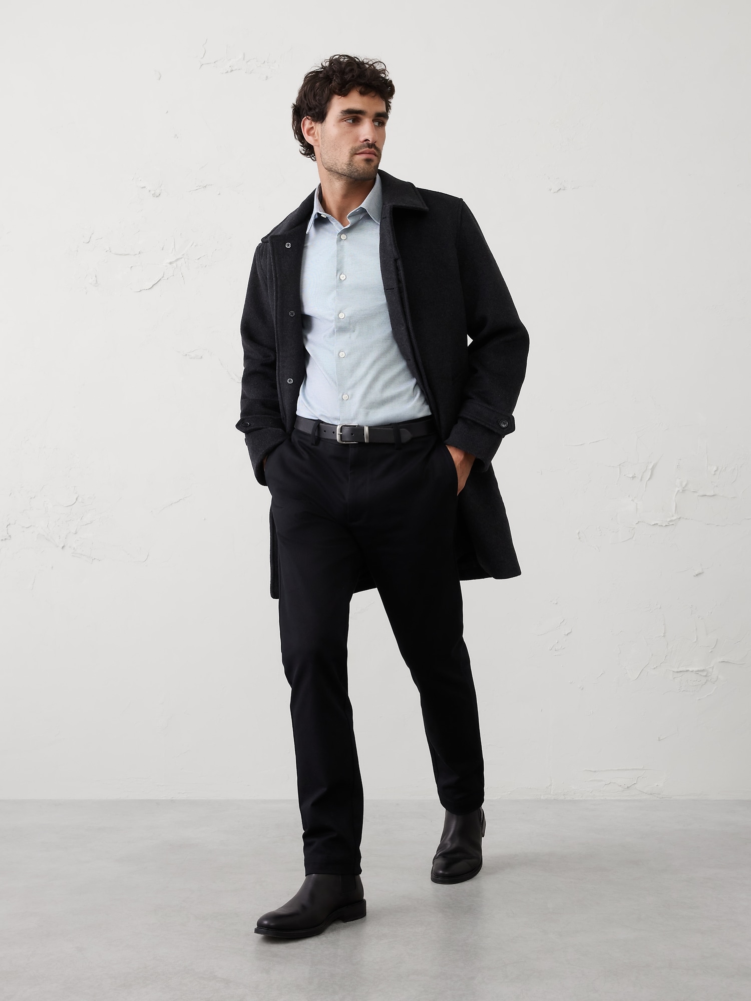 Image number 6 showing, Slim Untucked Dress Shirt