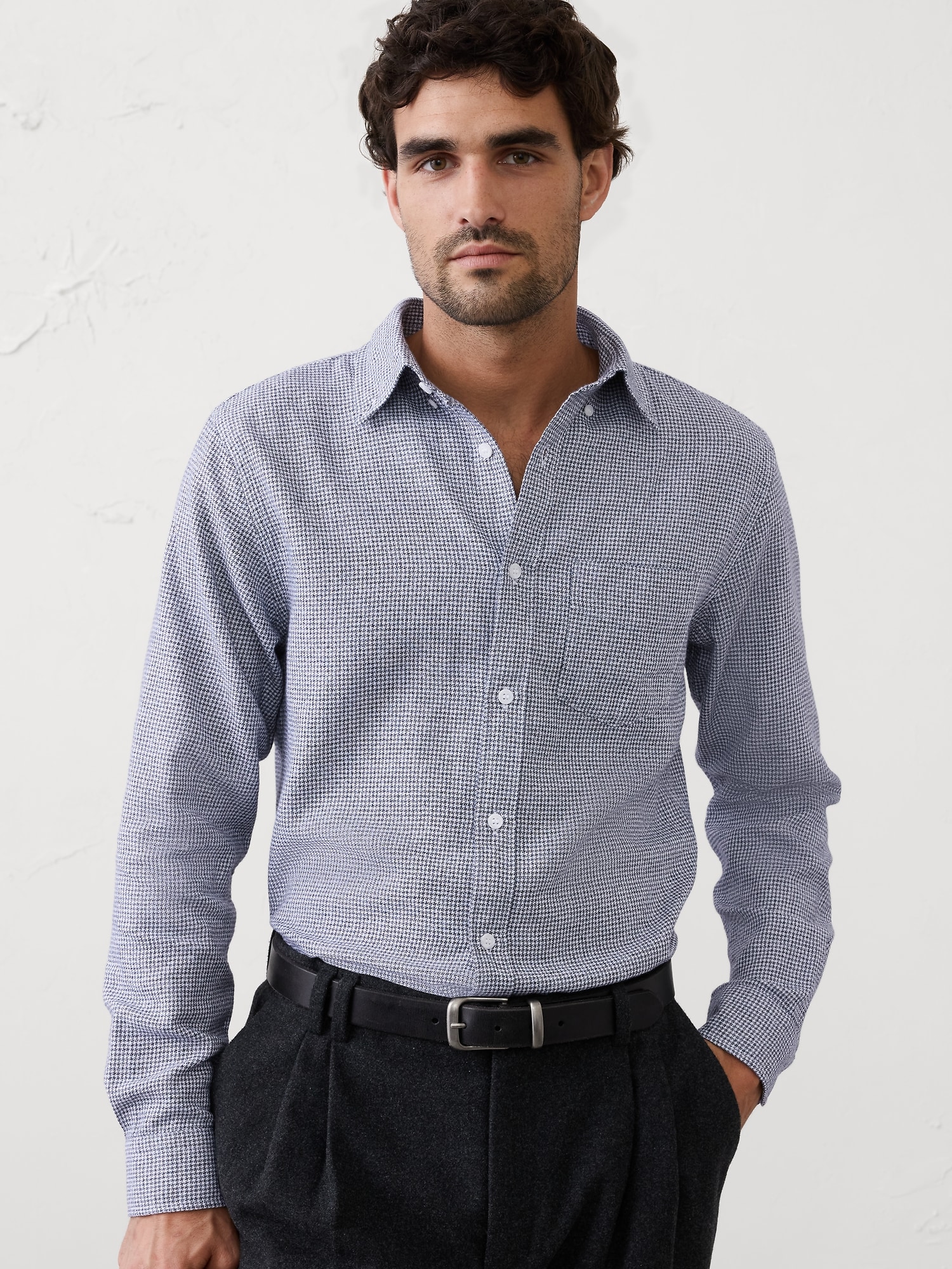 Standard-Fit Textured Shirt