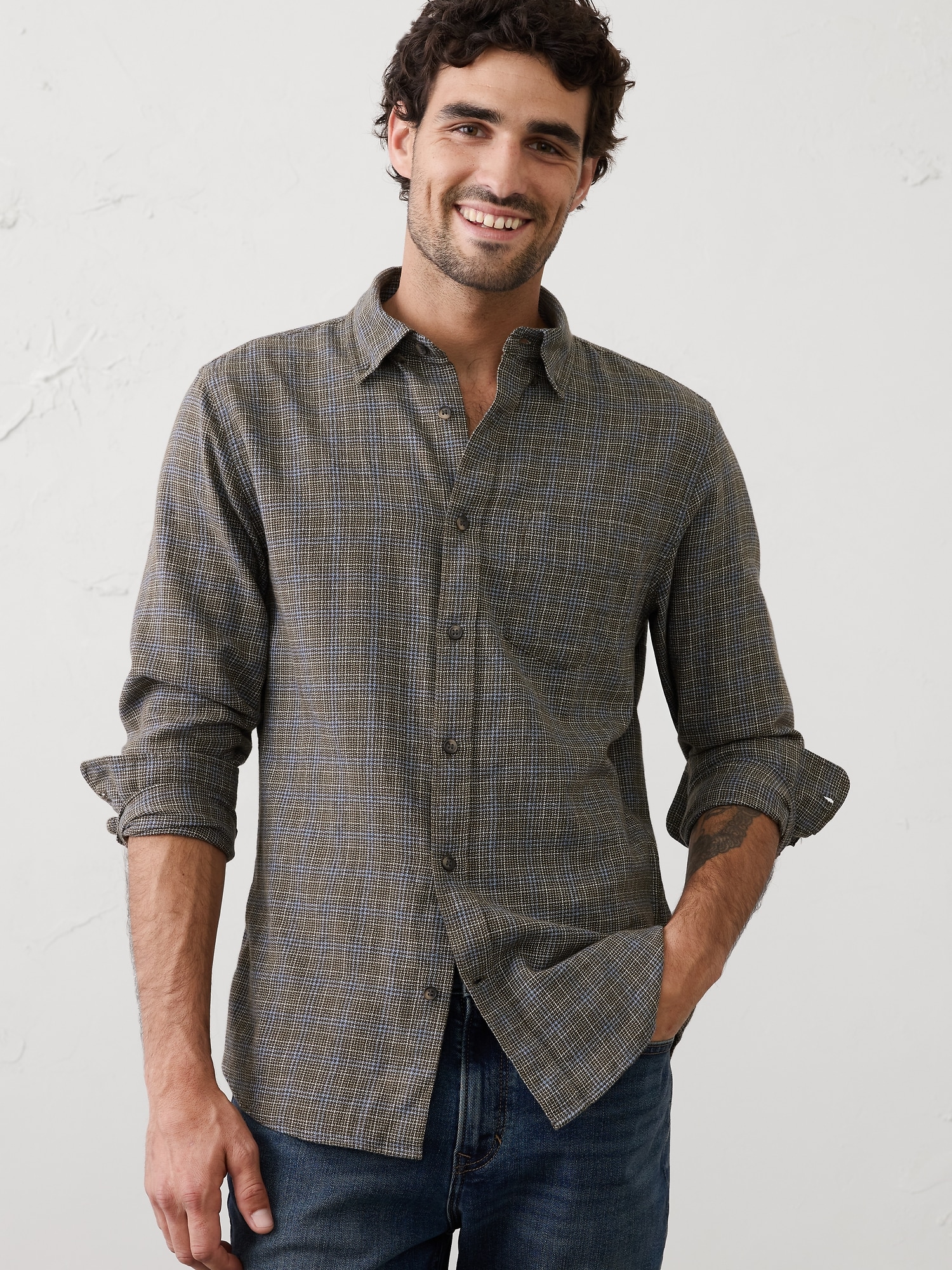 Standard-Fit Textured Shirt
