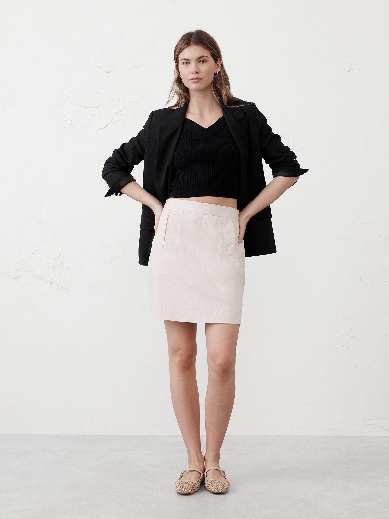 Image number 3 showing, Ribbed Cropped Sweater Tank