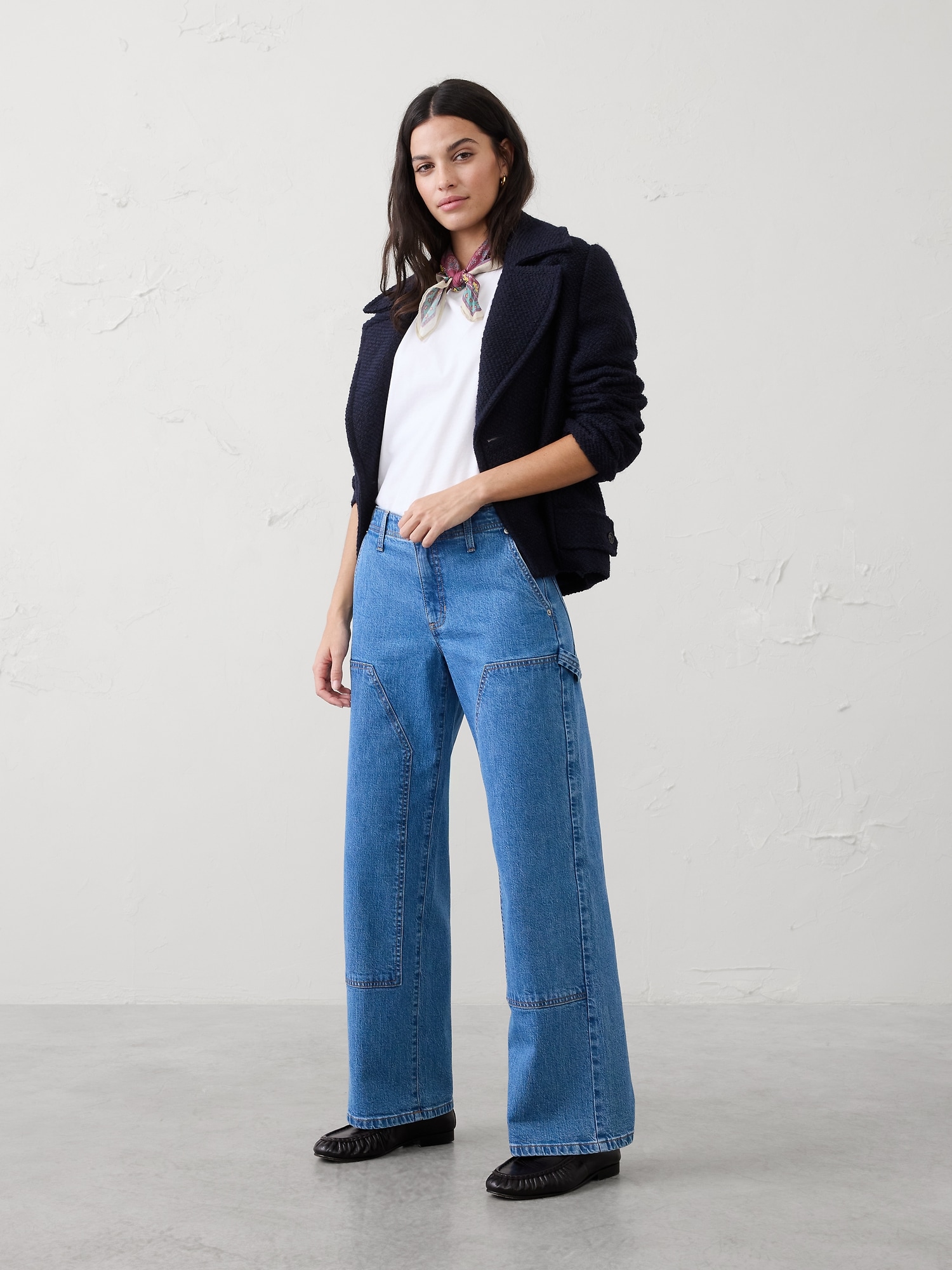 Straight Mid-Rise Carpenter Jean