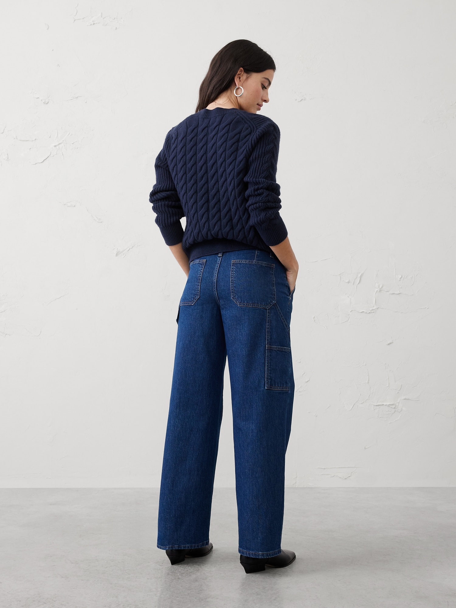 Image number 8 showing, Straight Mid-Rise Carpenter Jean