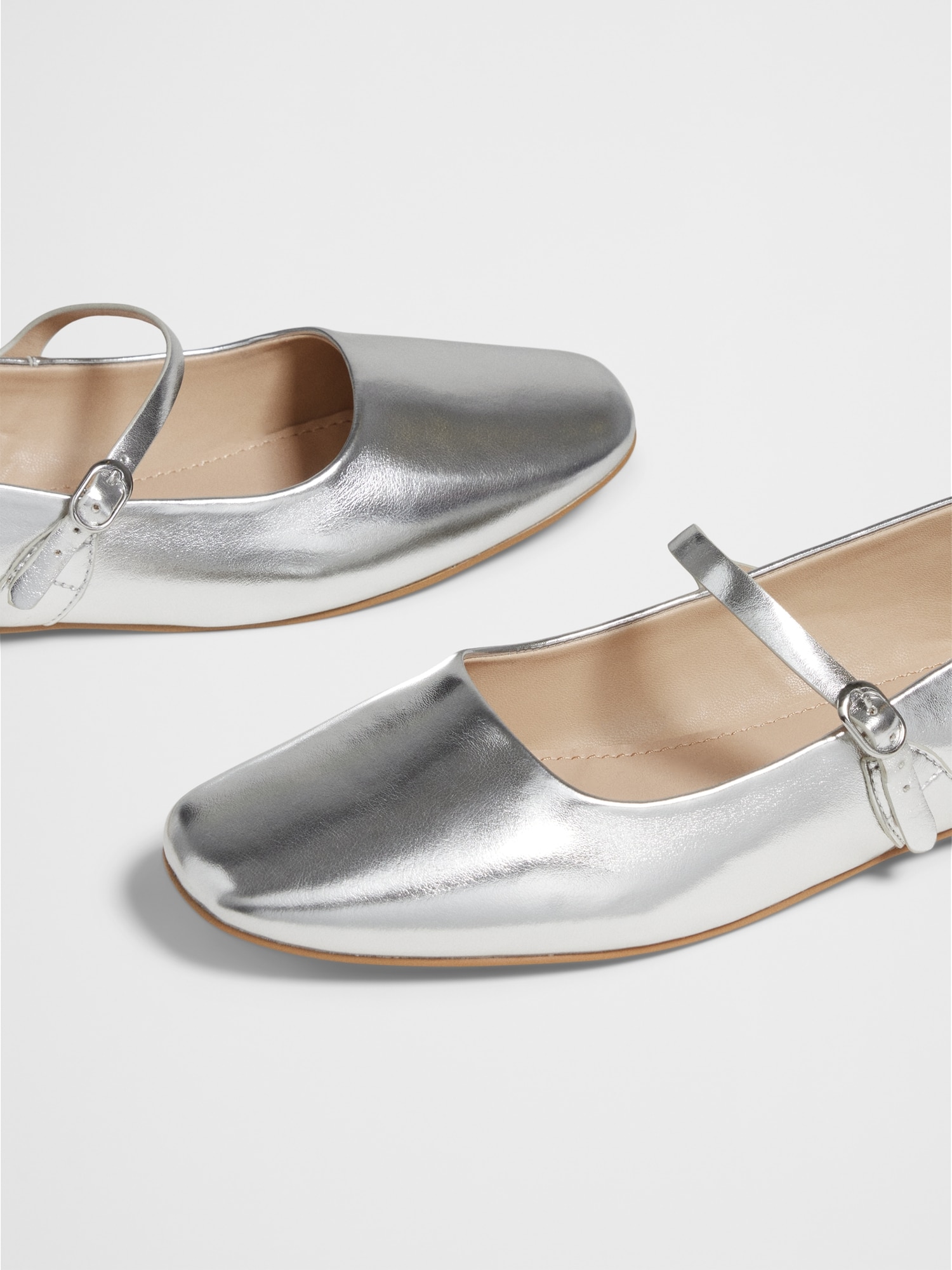 Image number 2 showing, Vegan Leather Maryjane Ballet Flat