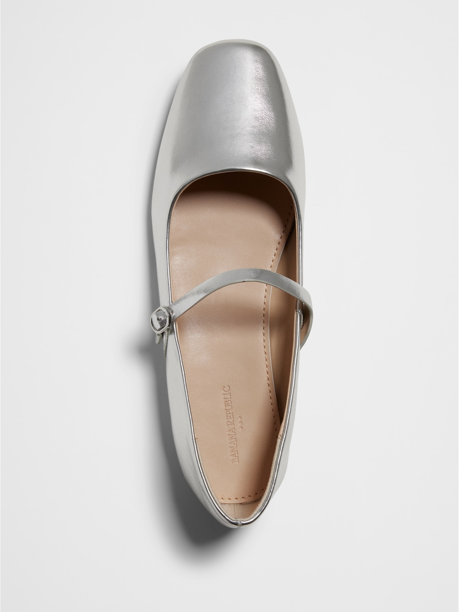 Image number 3 showing, Vegan Leather Maryjane Ballet Flat