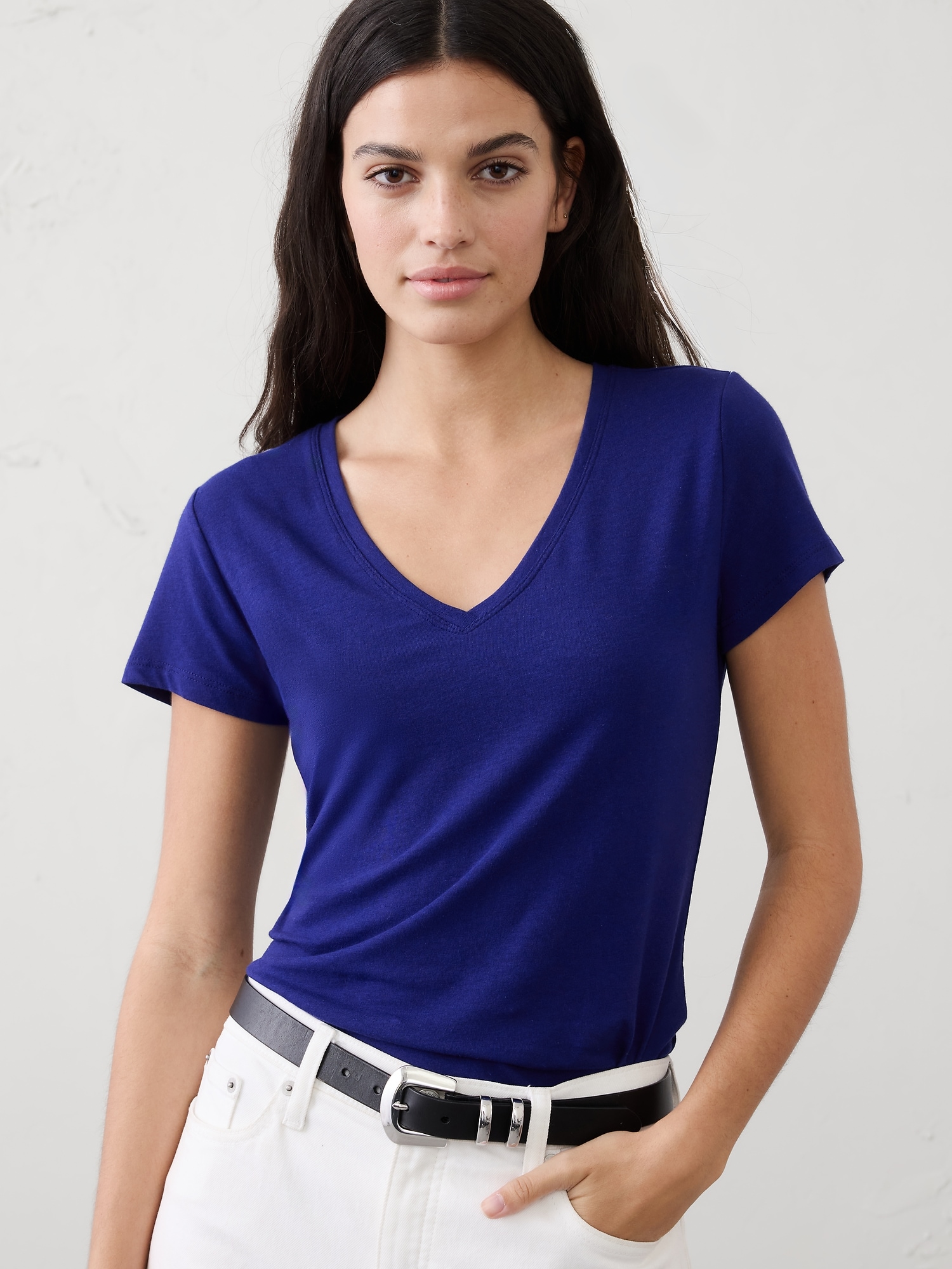 Image number 3 showing, Timeless V-Neck T-Shirt