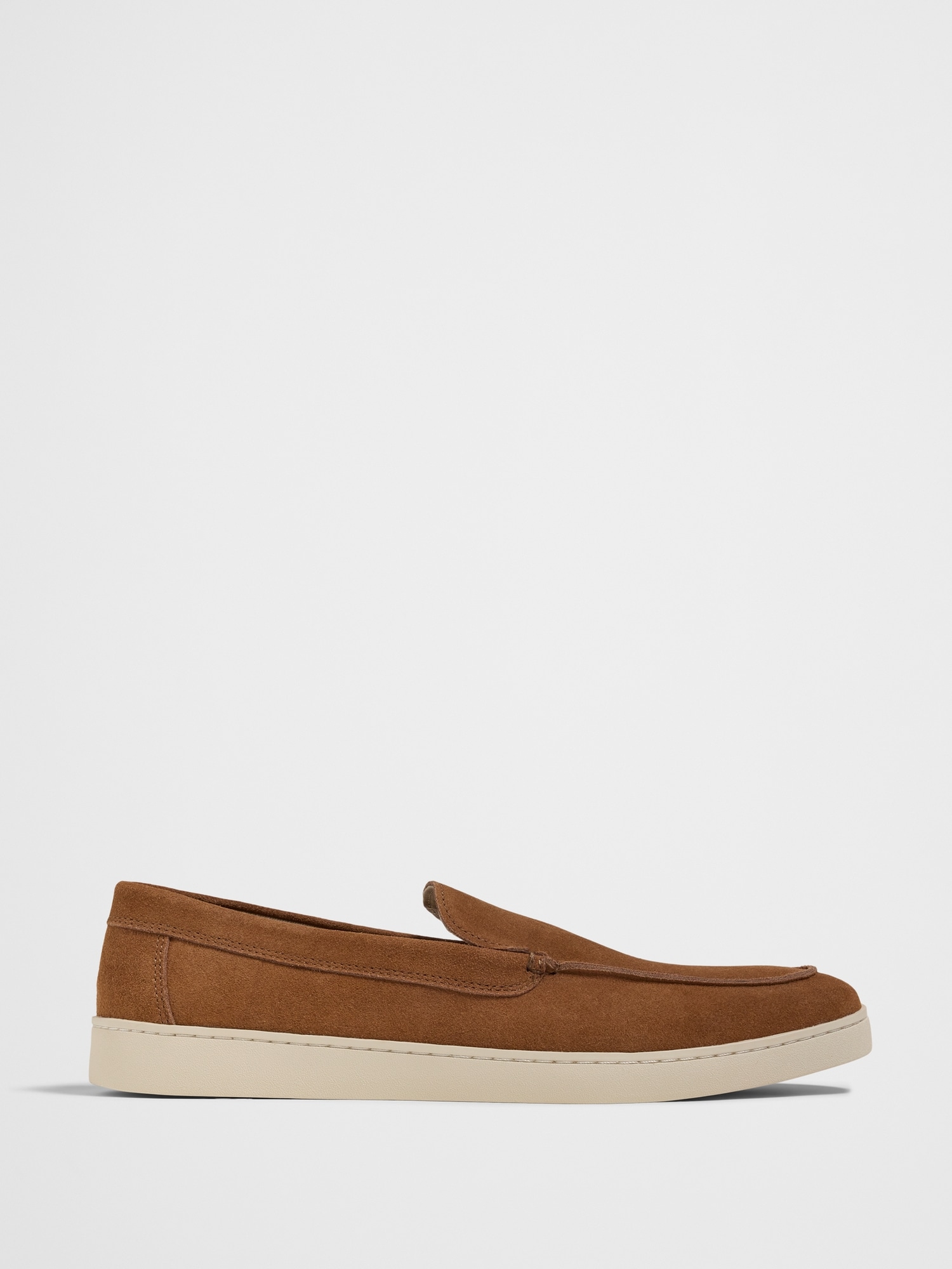 Suede Loafer - Cognac