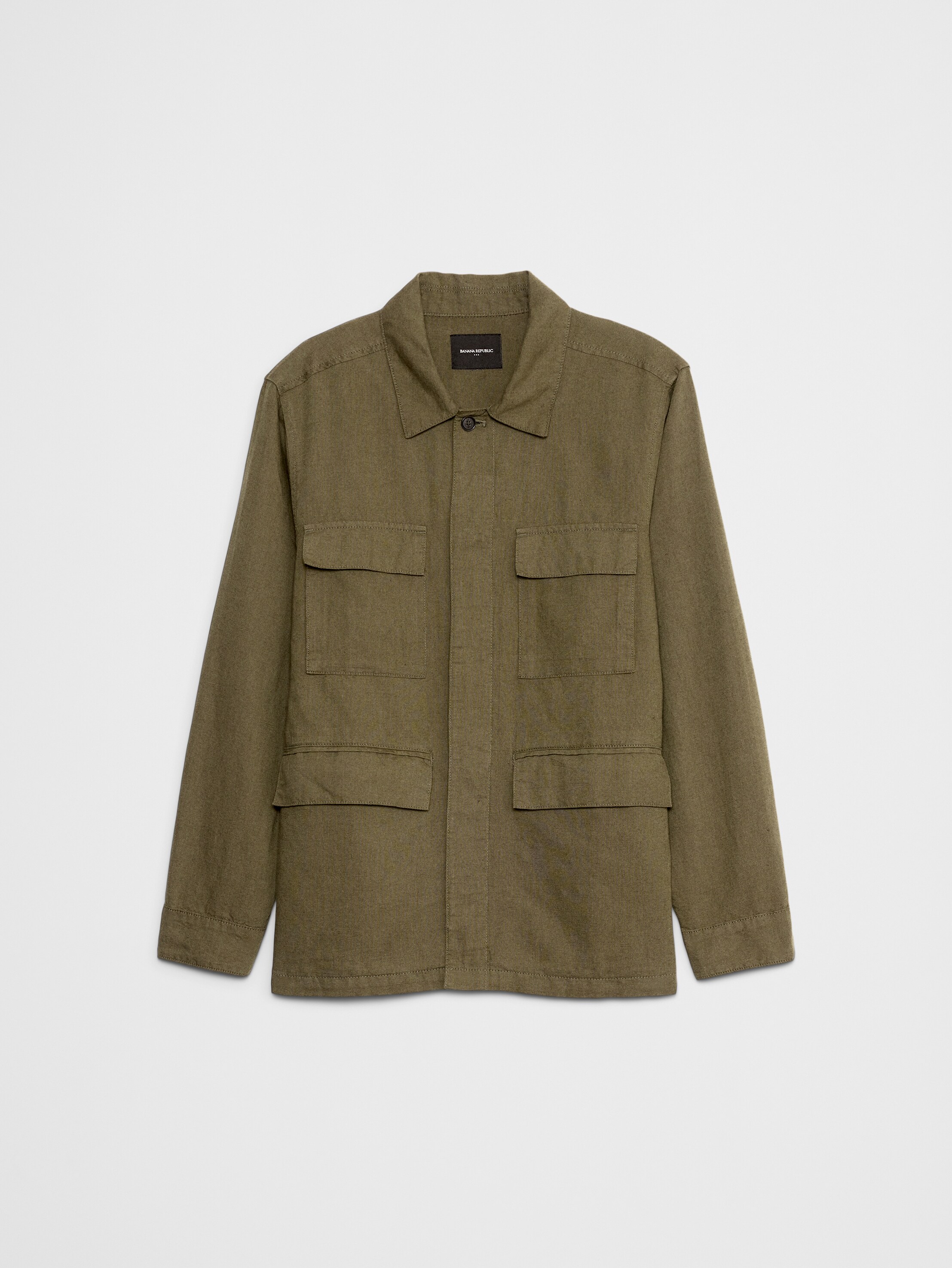 Linen-Blend Field Jacket | Banana Republic Factory