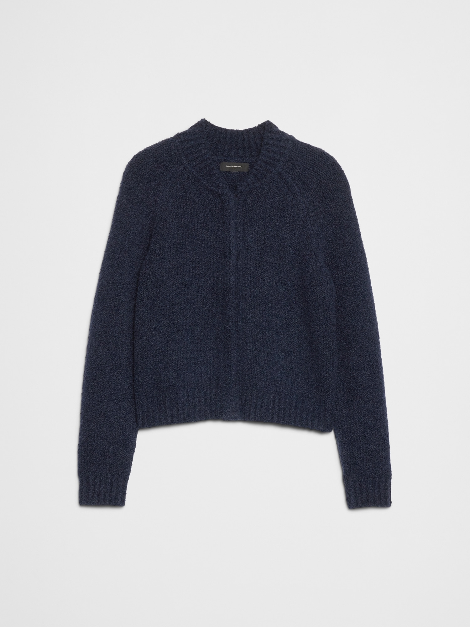 Image number 4 showing, Boucle Bomber Sweater Jacket