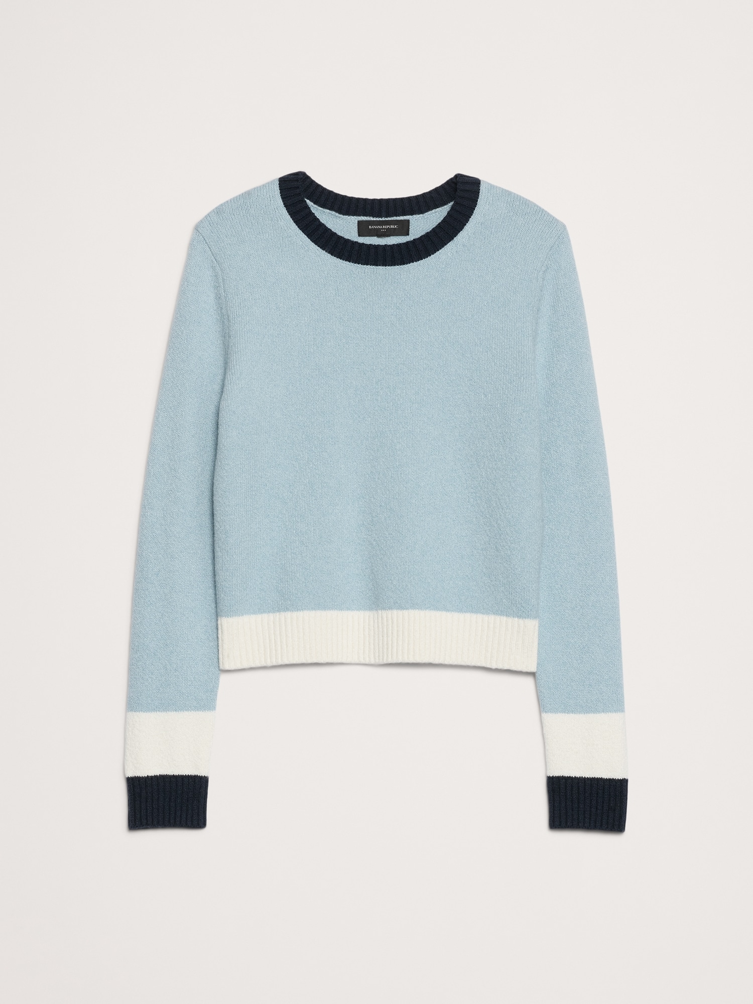 Color Blocked Pullover Sweater
