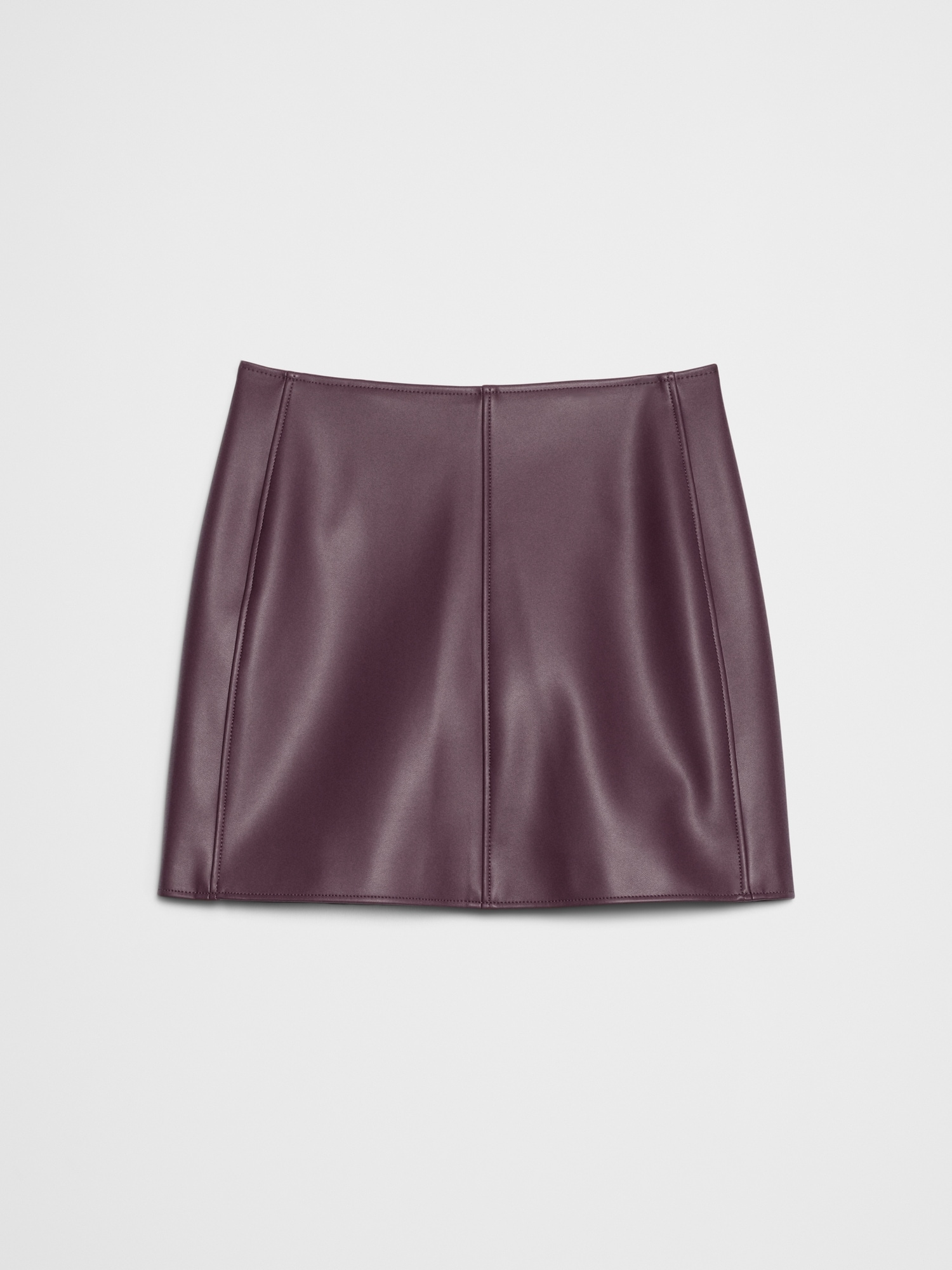 Image number 4 showing, Vegan Leather Mini Skirt