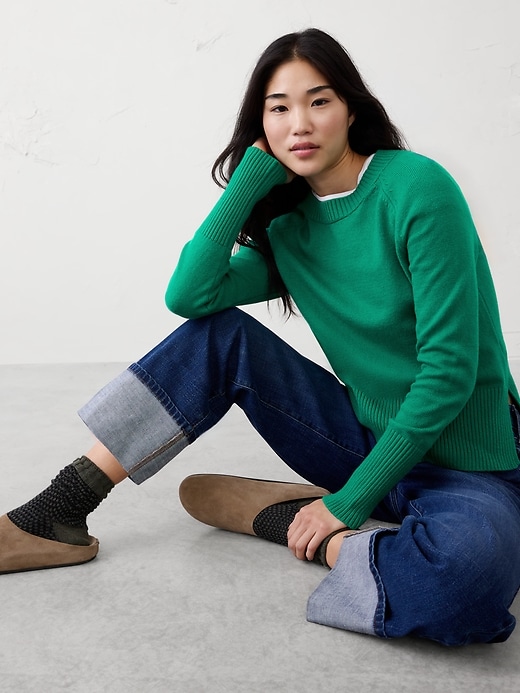 Perfectly Soft Crew-Neck Sweater | Banana Republic Factory