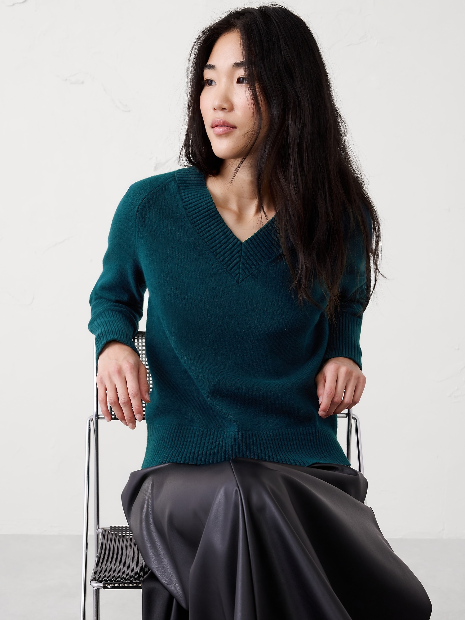 Image number 3 showing, Perfectly Soft V-Neck Sweater