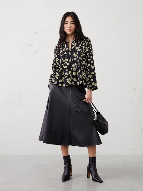 Pleated Swing Top