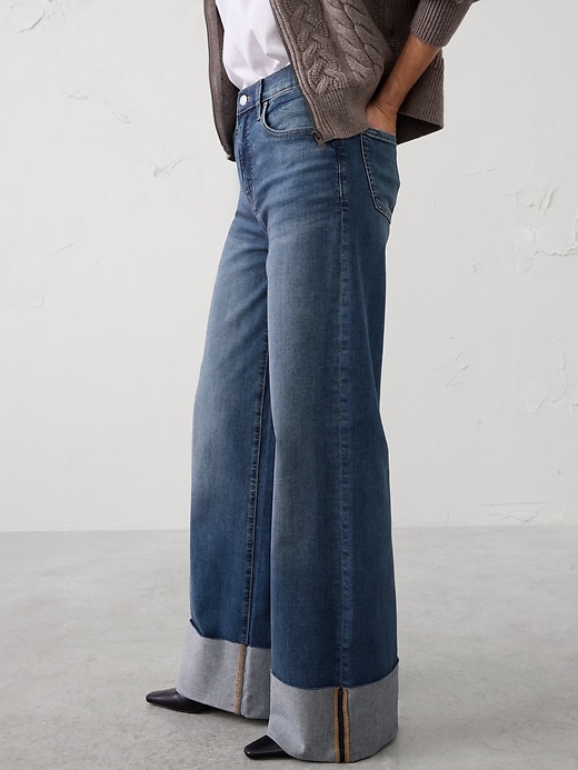 Wide-Leg High-Rise Jean | Banana Republic Factory