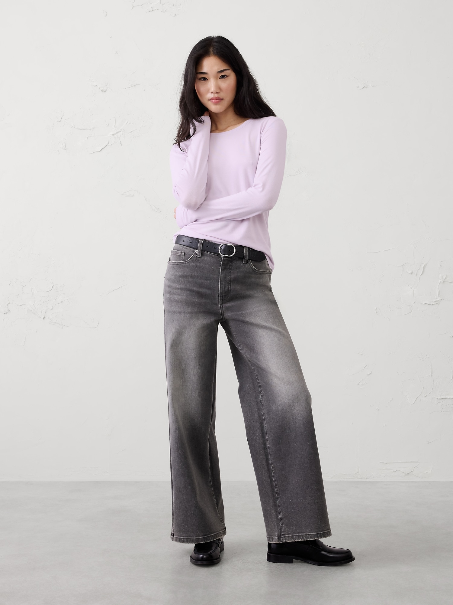 Timeless Long-Sleeve Crew-Neck T-Shirt