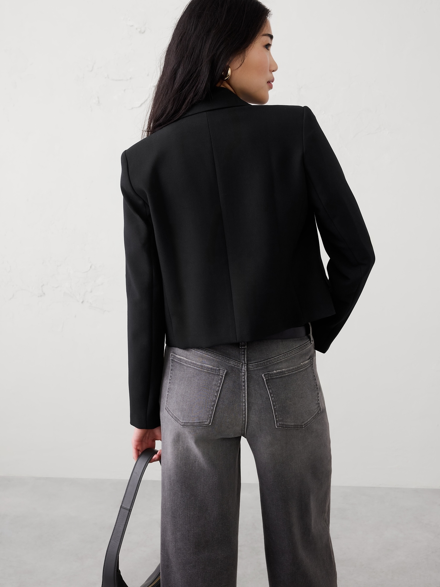 Image number 2 showing, Tuxedo Cropped Blazer