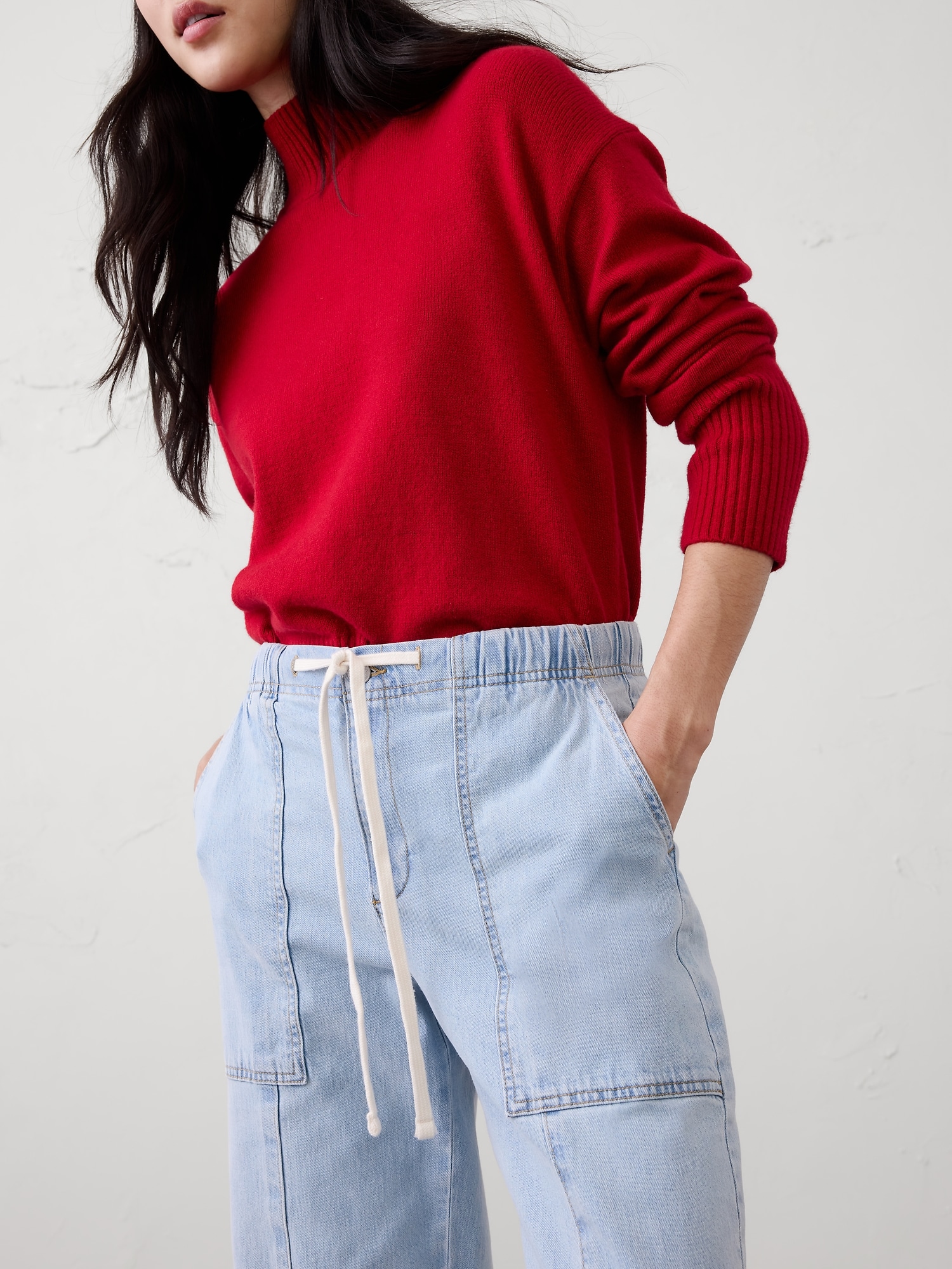 Image number 3 showing, Tapered Mid-Rise Jean