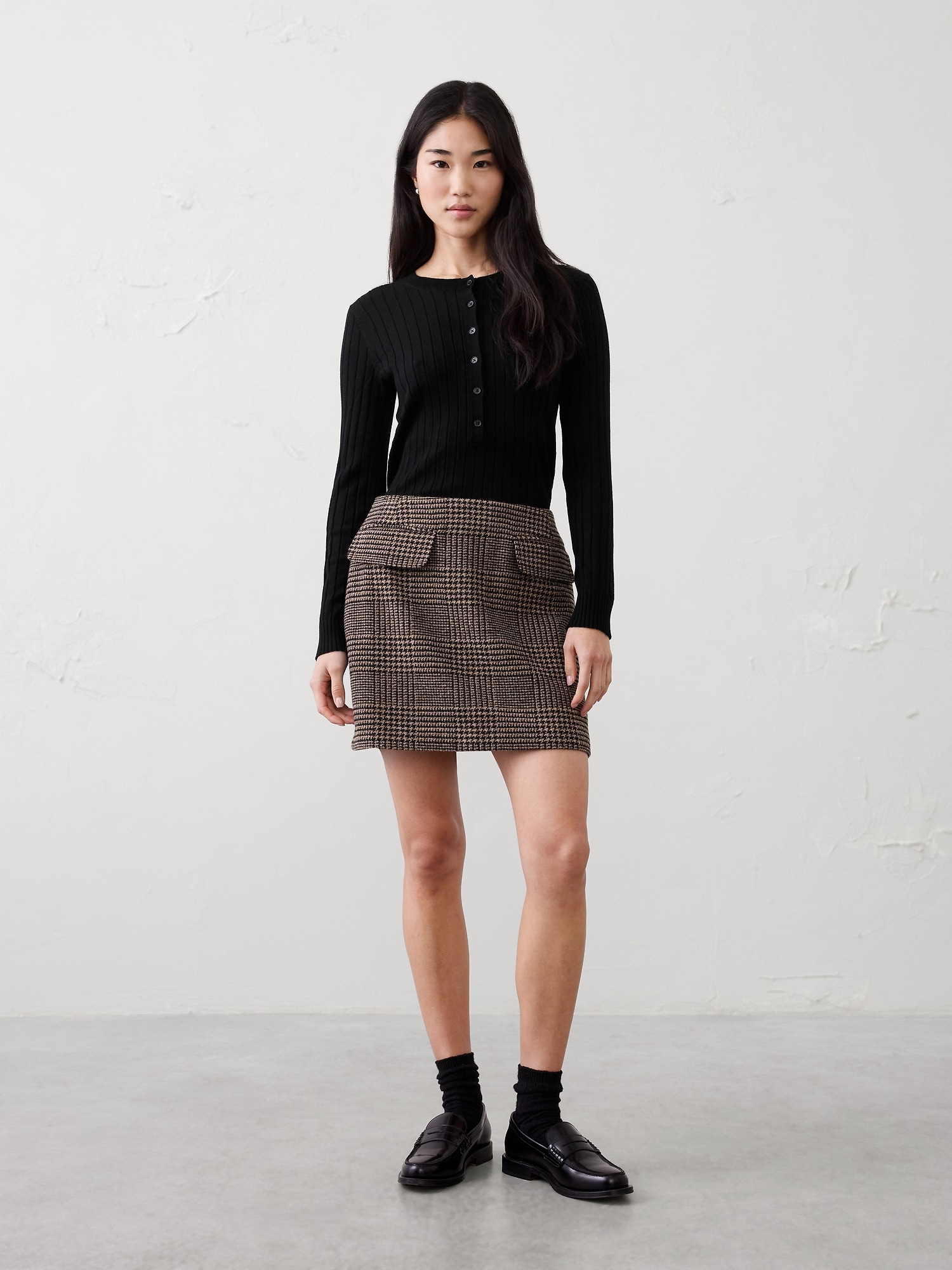 Image number 3 showing, Merino Wool Henley Sweater