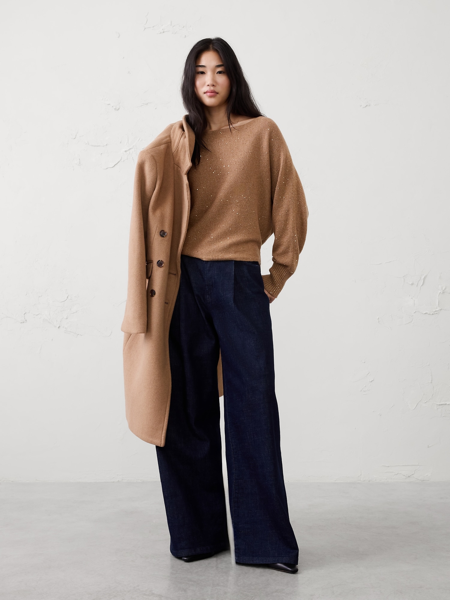 Image number 3 showing, Sequin Boatneck Pullover Sweater