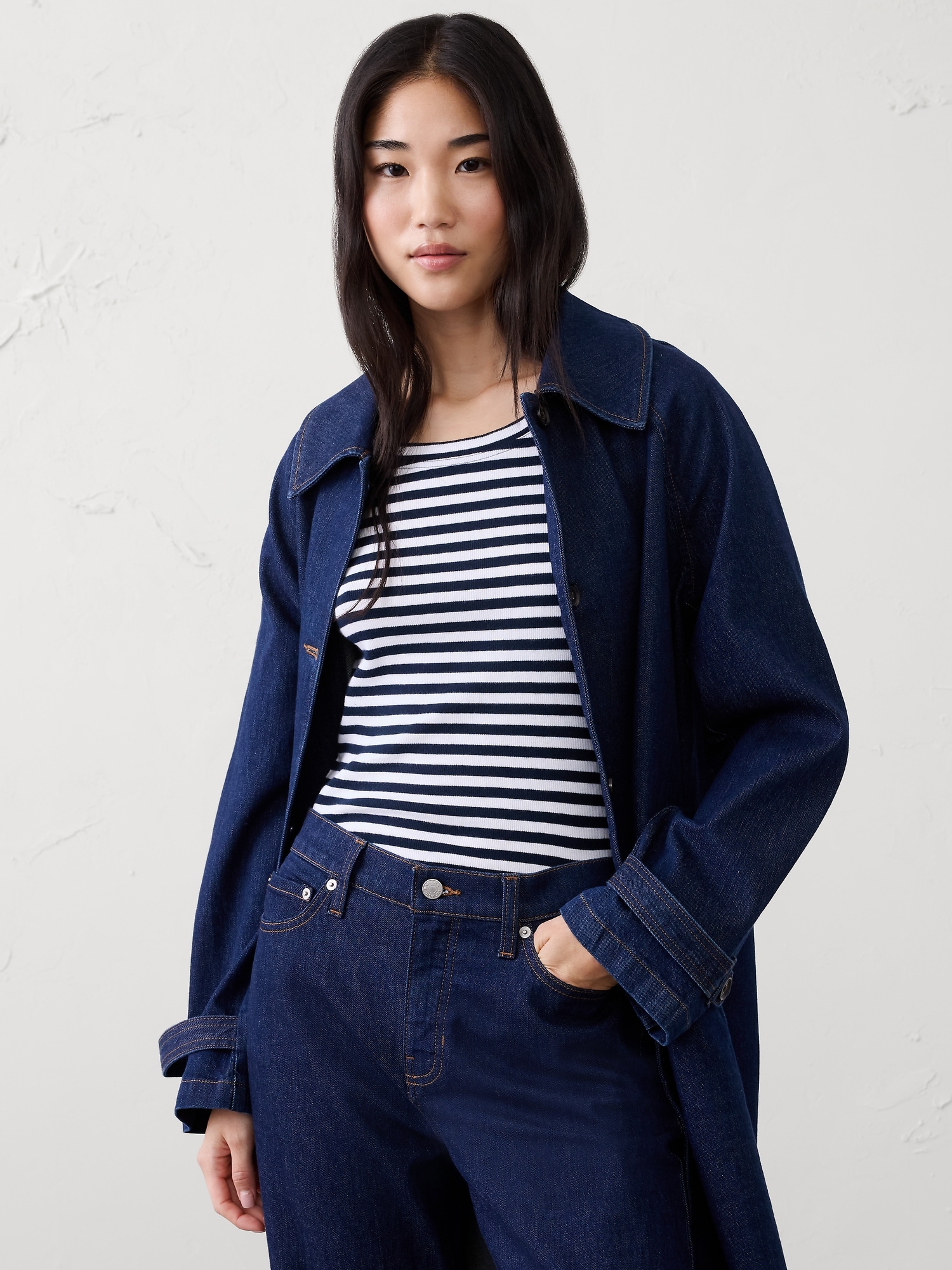 Image number 6 showing, Ribbed Elbow-Sleeve T-Shirt