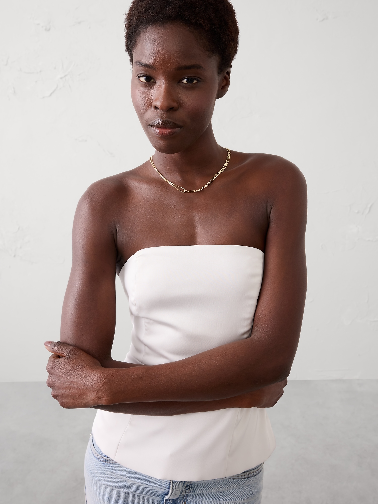 Image number 2 showing, Half Chain Double Box Link Necklace