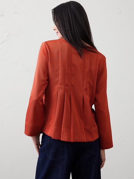 Pleated Swing Top | Banana Republic Factory