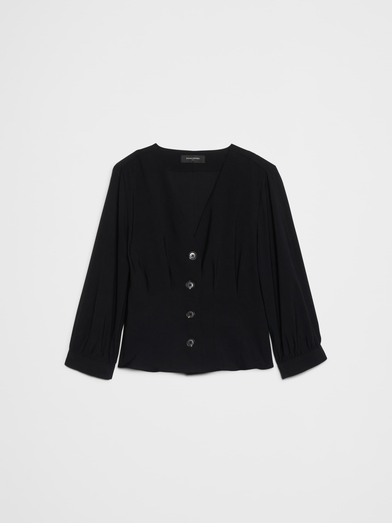 Image number 4 showing, Twill 3/4-Sleeve Corset Shirt