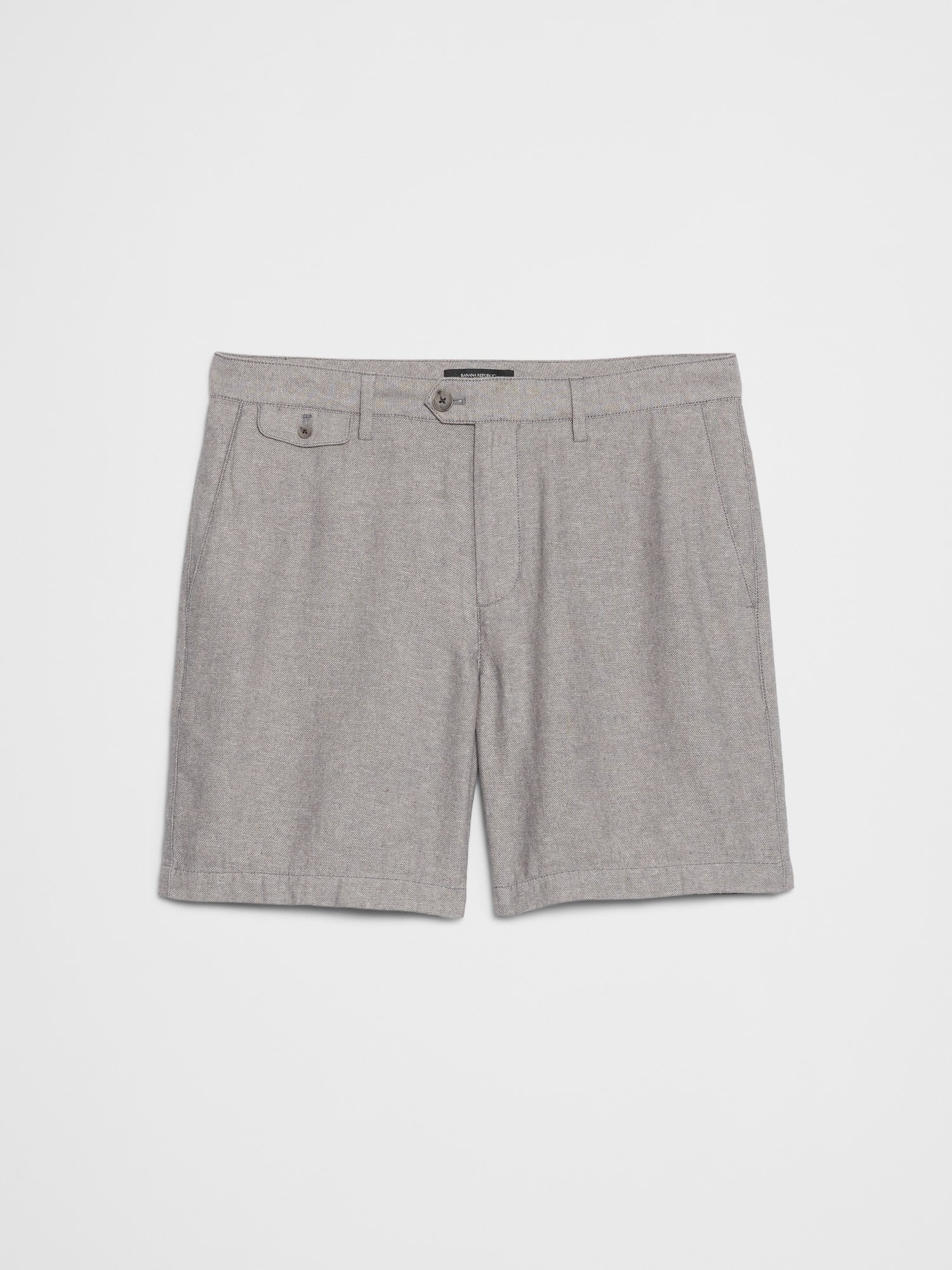 Image number 7 showing, Slim-Fit 7" Linen-Blend Short