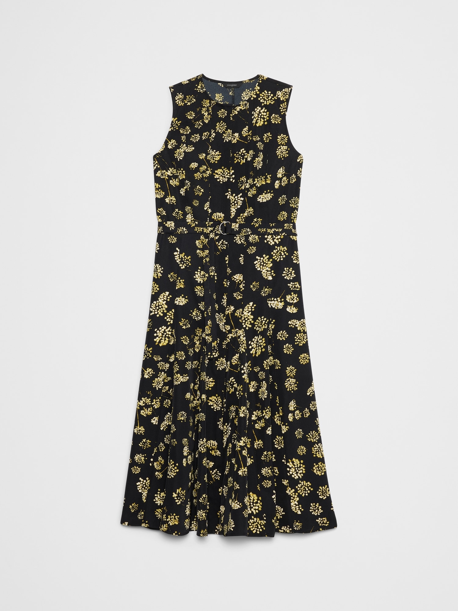 Image number 7 showing, Sheen Twill Godet Midi Dress
