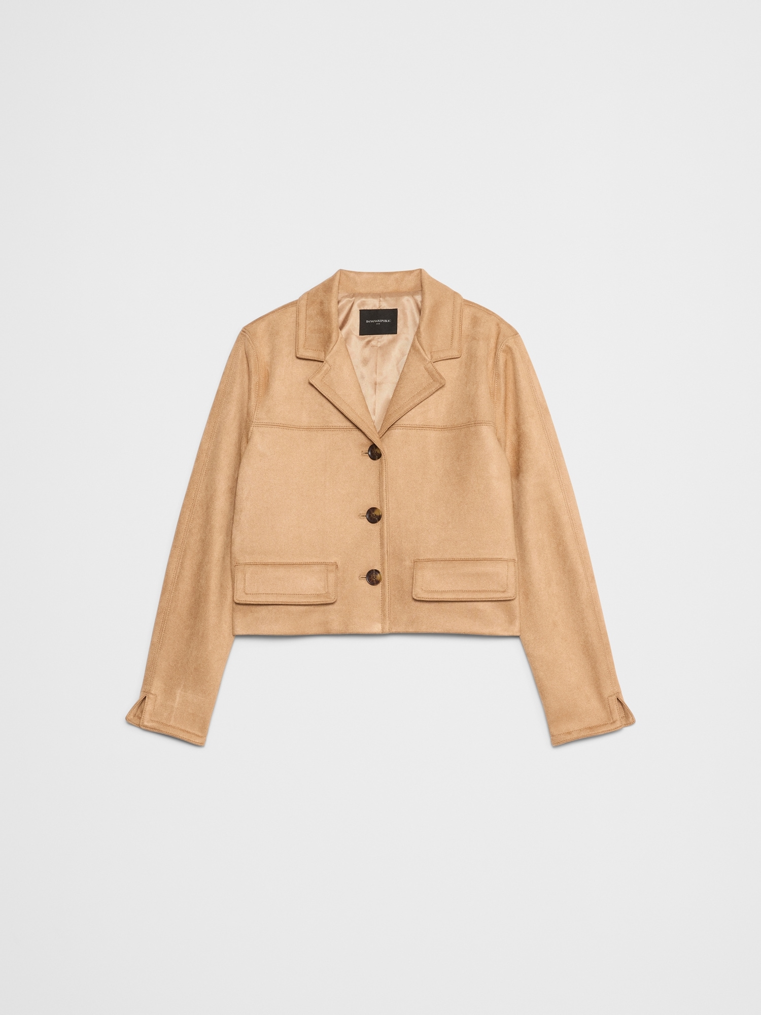 Image number 4 showing, Vegan Suede Blazer Jacket