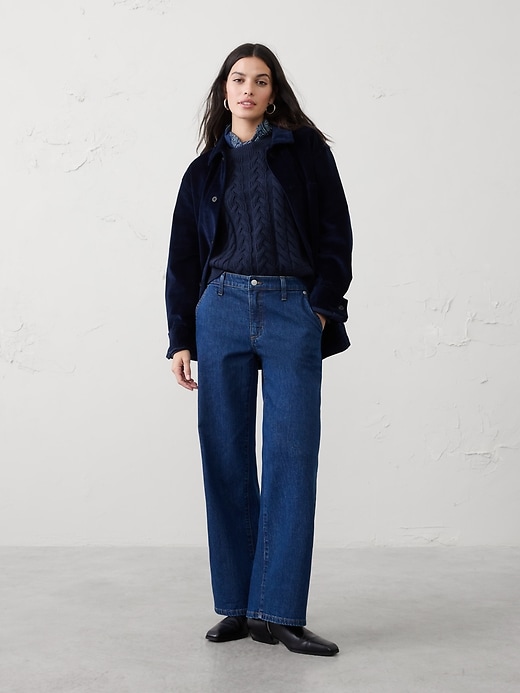 Straight Mid-Rise Carpenter Jean