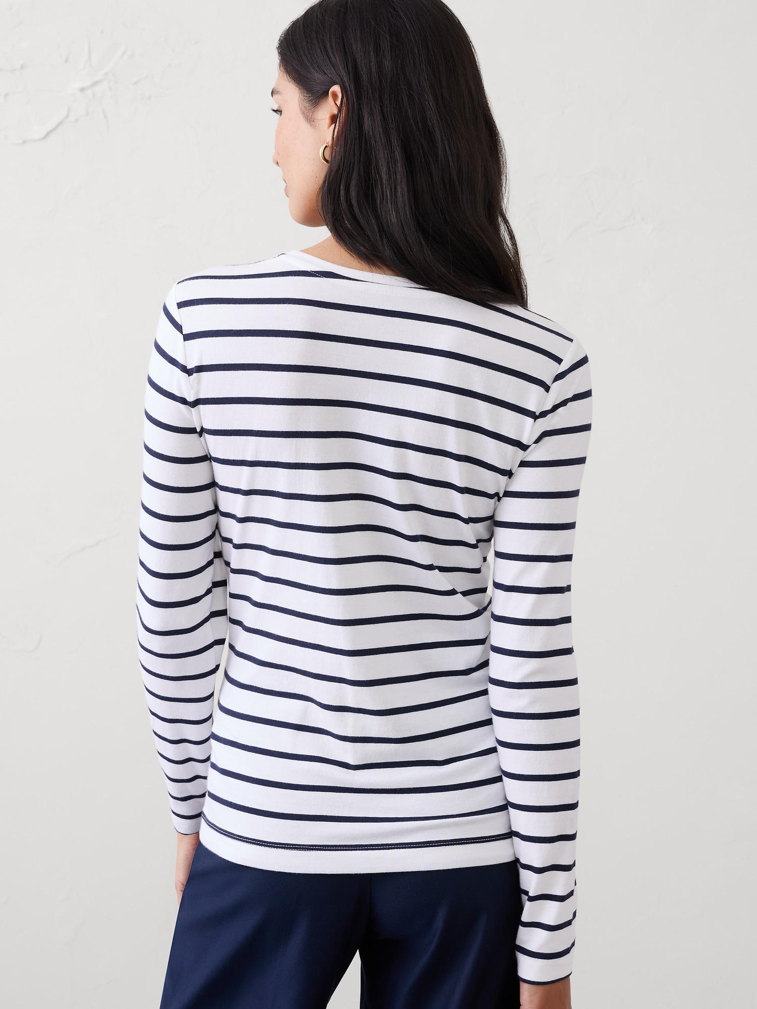 Image number 2 showing, Timeless Long-Sleeve Crew-Neck T-Shirt