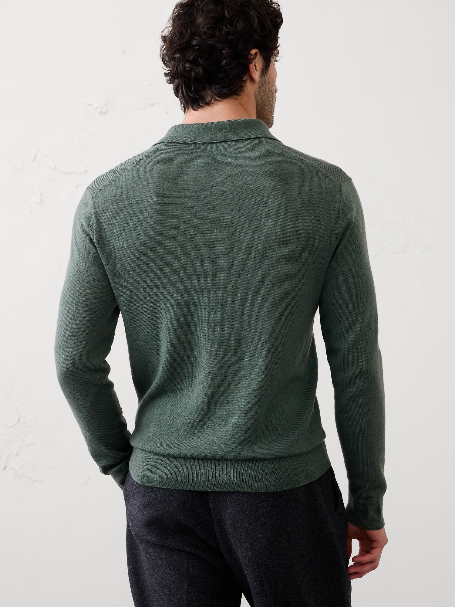 Image number 2 showing, Merino Wool Sweater Polo