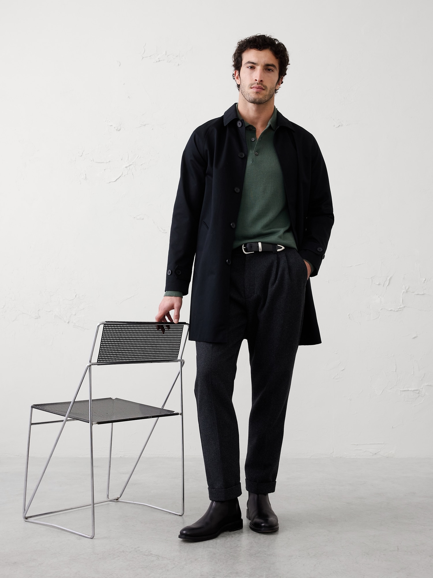 Image number 3 showing, Merino Wool Sweater Polo