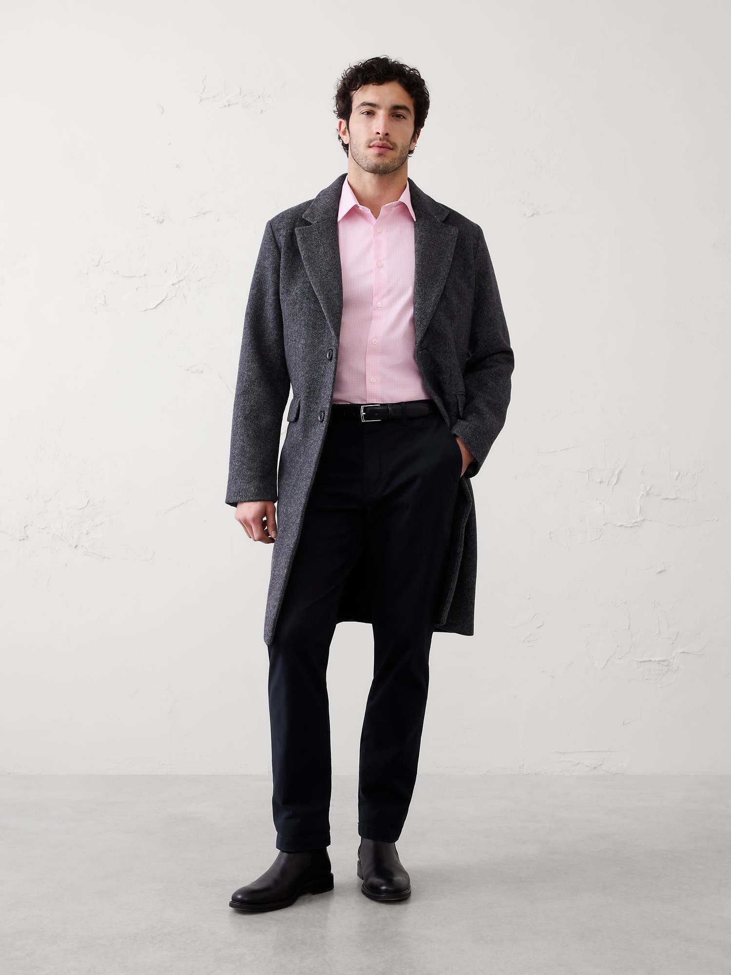 Image number 3 showing, Slim Untucked Dress Shirt