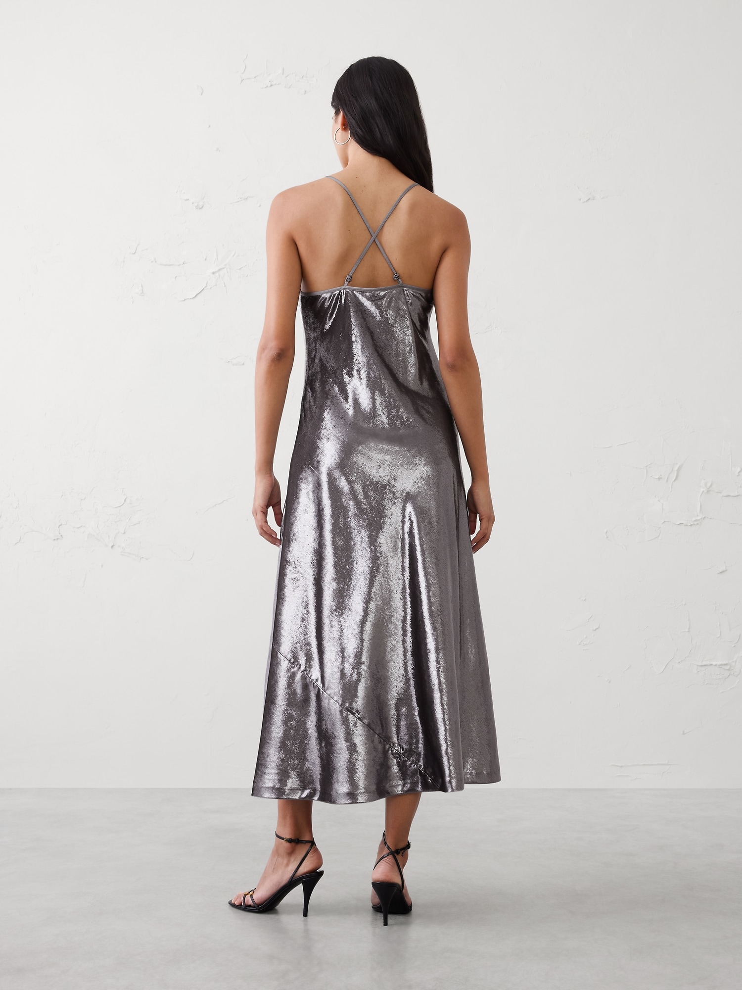 Image number 2 showing, Velvet Shimmer Maxi Column Dress
