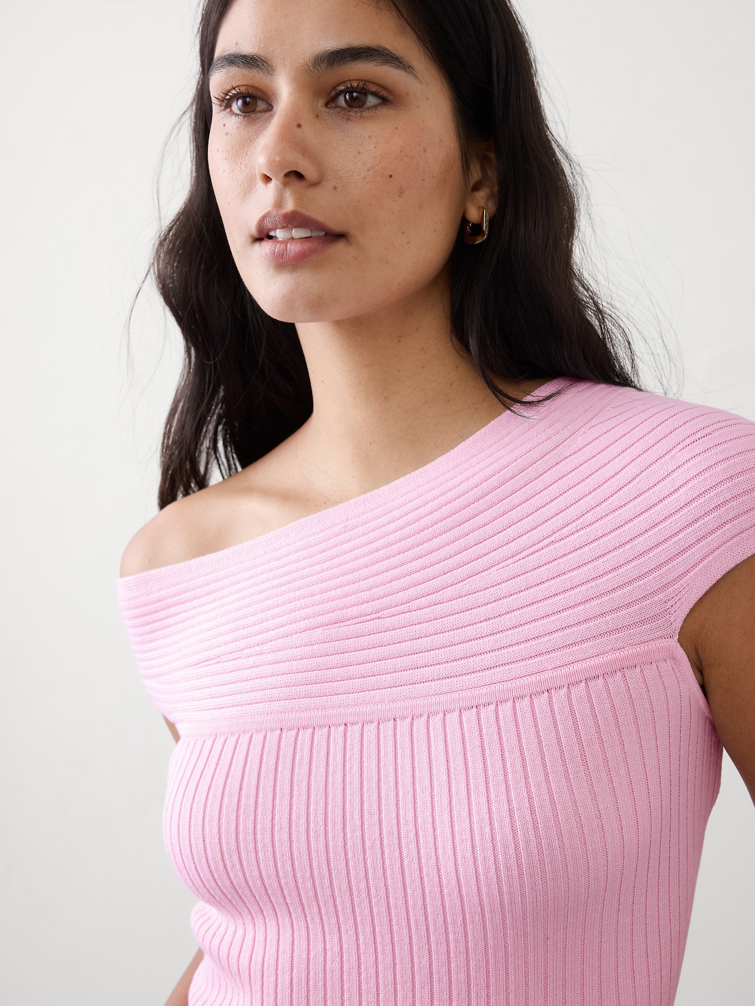 Image number 3 showing, Asymmetrical Ribbed Sweater