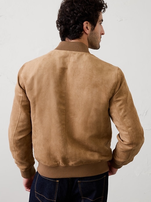 Vegan Suede Bomber