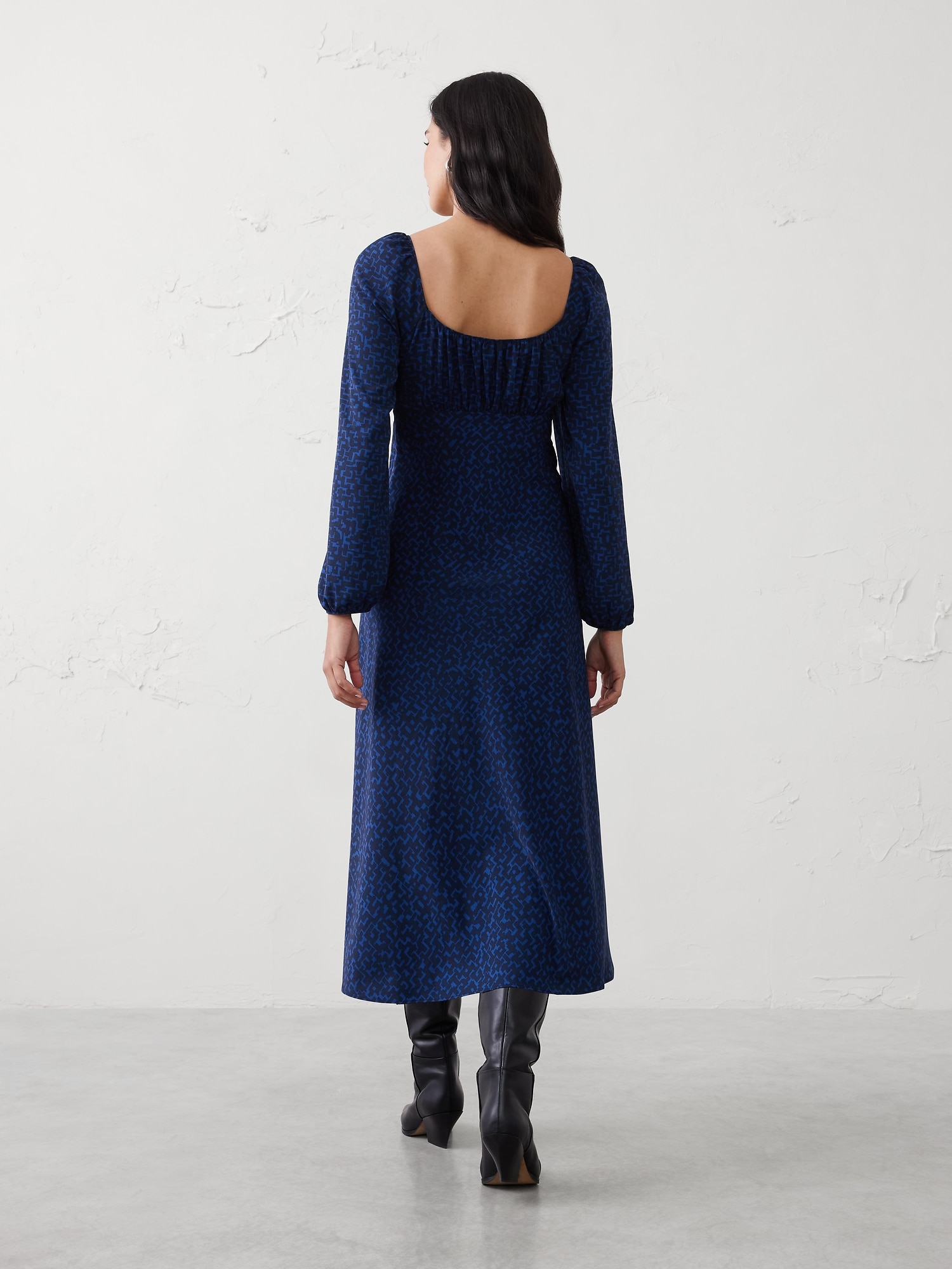 Image number 2 showing, Shirred Bodice Midi Dress