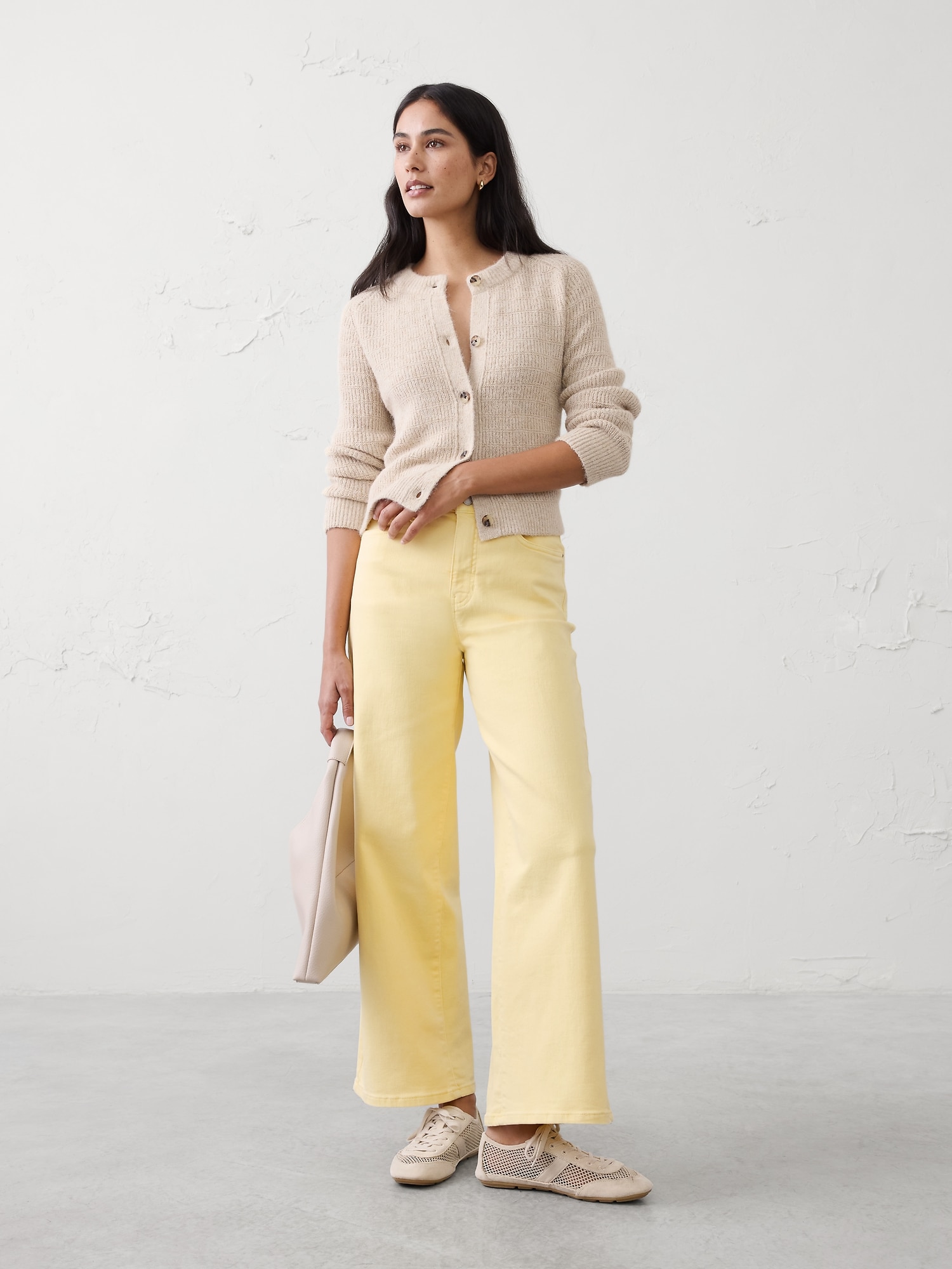 High-Rise Wide-Leg Cropped Jean
