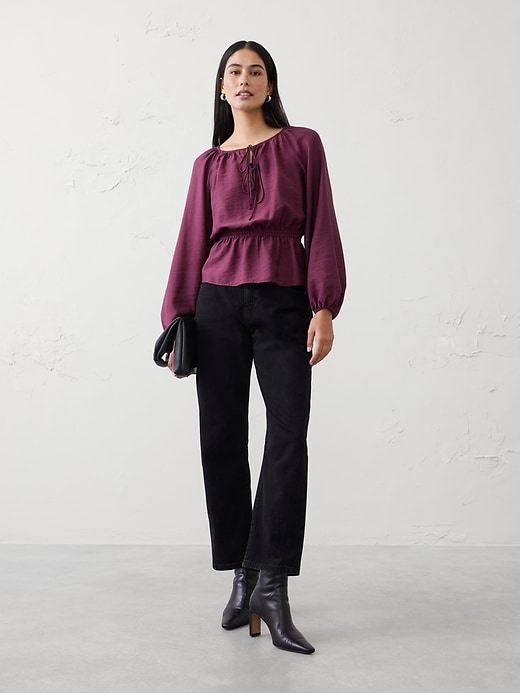 Tie-Front Top | Banana Republic Factory