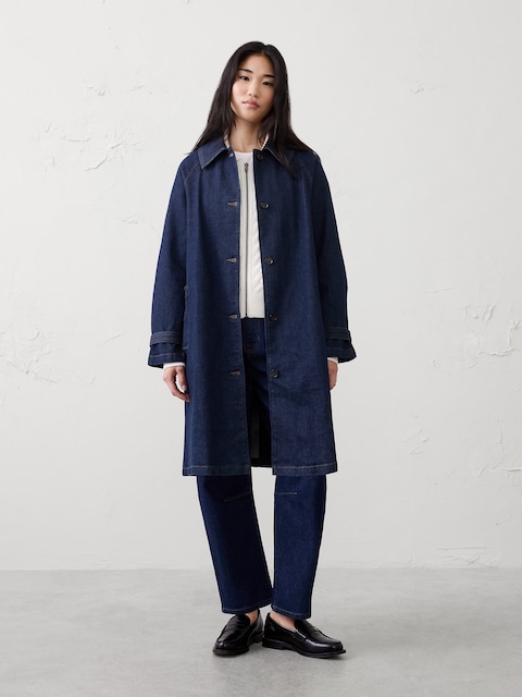 Denim Mac Coat