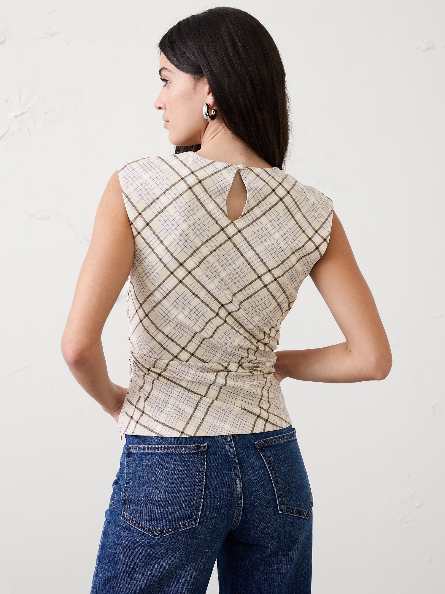 Image number 2 showing, Draped-Waist Top
