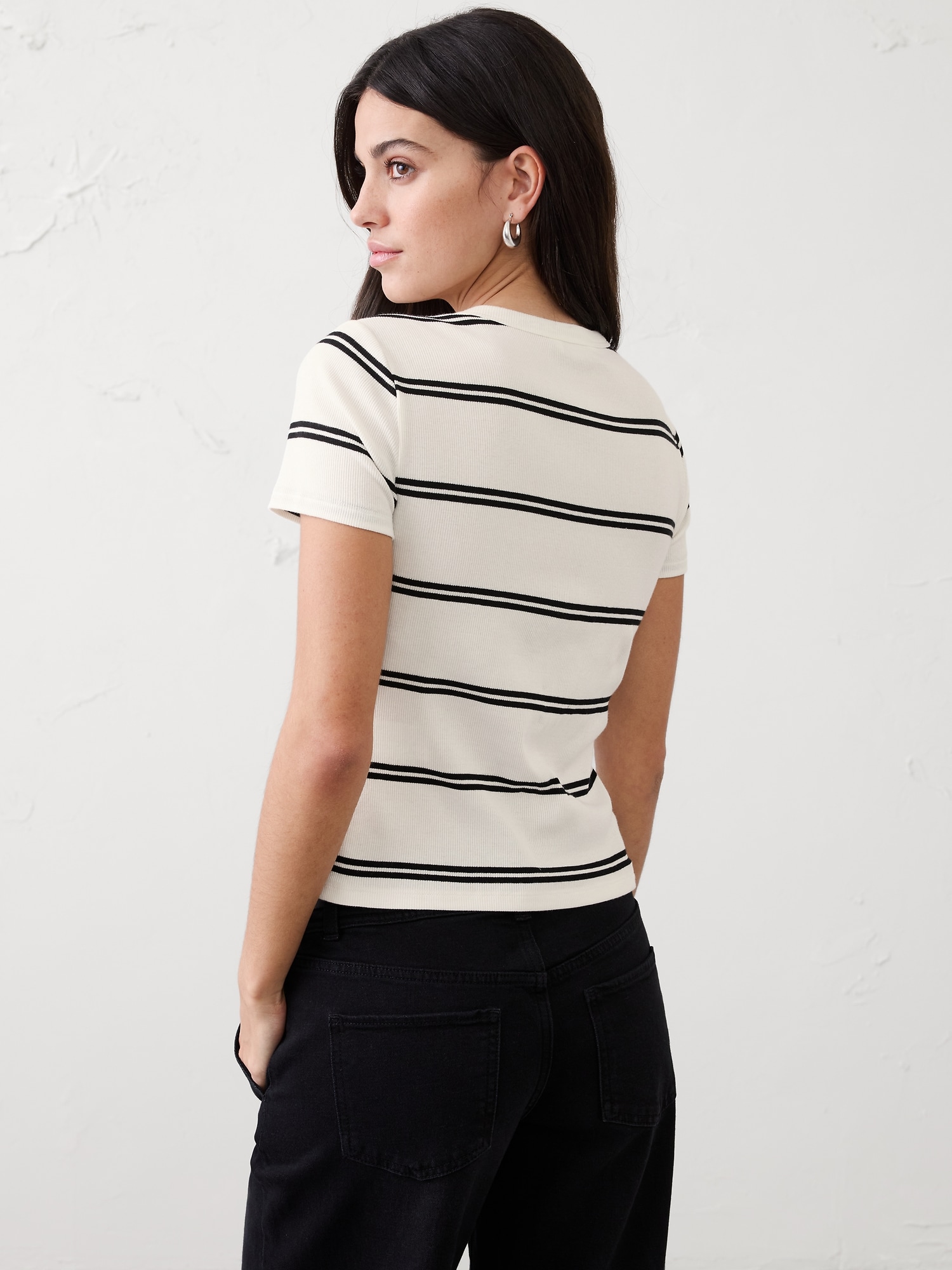 Image number 2 showing, Ribbed T-Shirt