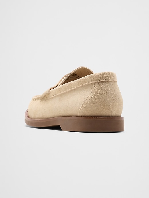 Banana Republic Factory Tan Suede Loafers Suede Loafer | Banana Republic Factory main image 4