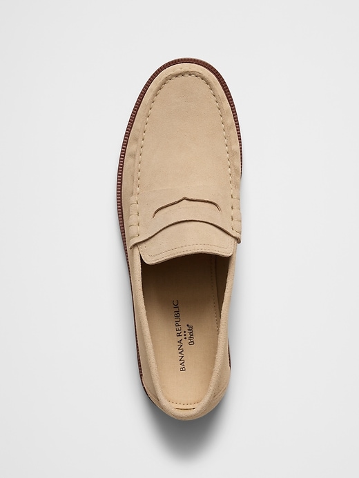 BANANA REPUBLIC - SOFT SUEDE LOAFER Sz12, ALMOND Soft Suede Loafer | Banana Republic Factory main image 4