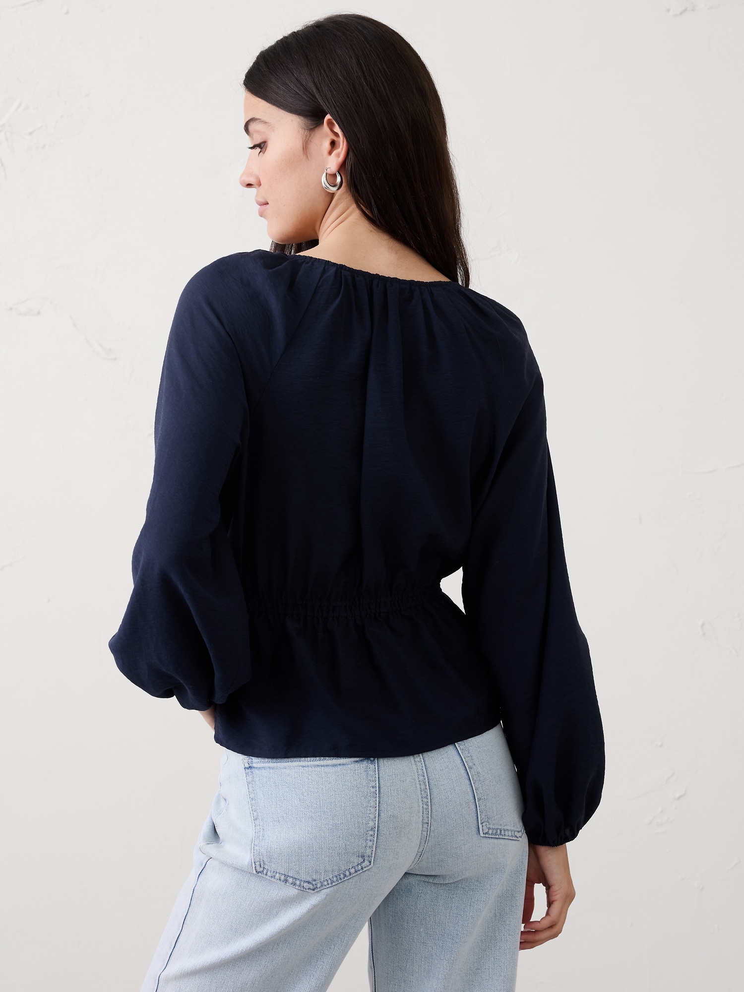 Image number 2 showing, Tie-Front Top