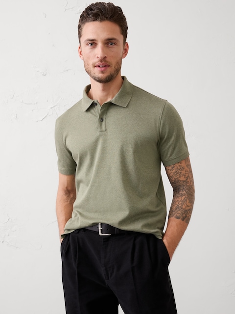 Standard-Fit Luxe Touch Polo