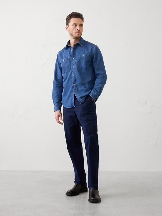 Standard-Fit Vintage Denim Shirt | Banana Republic Factory