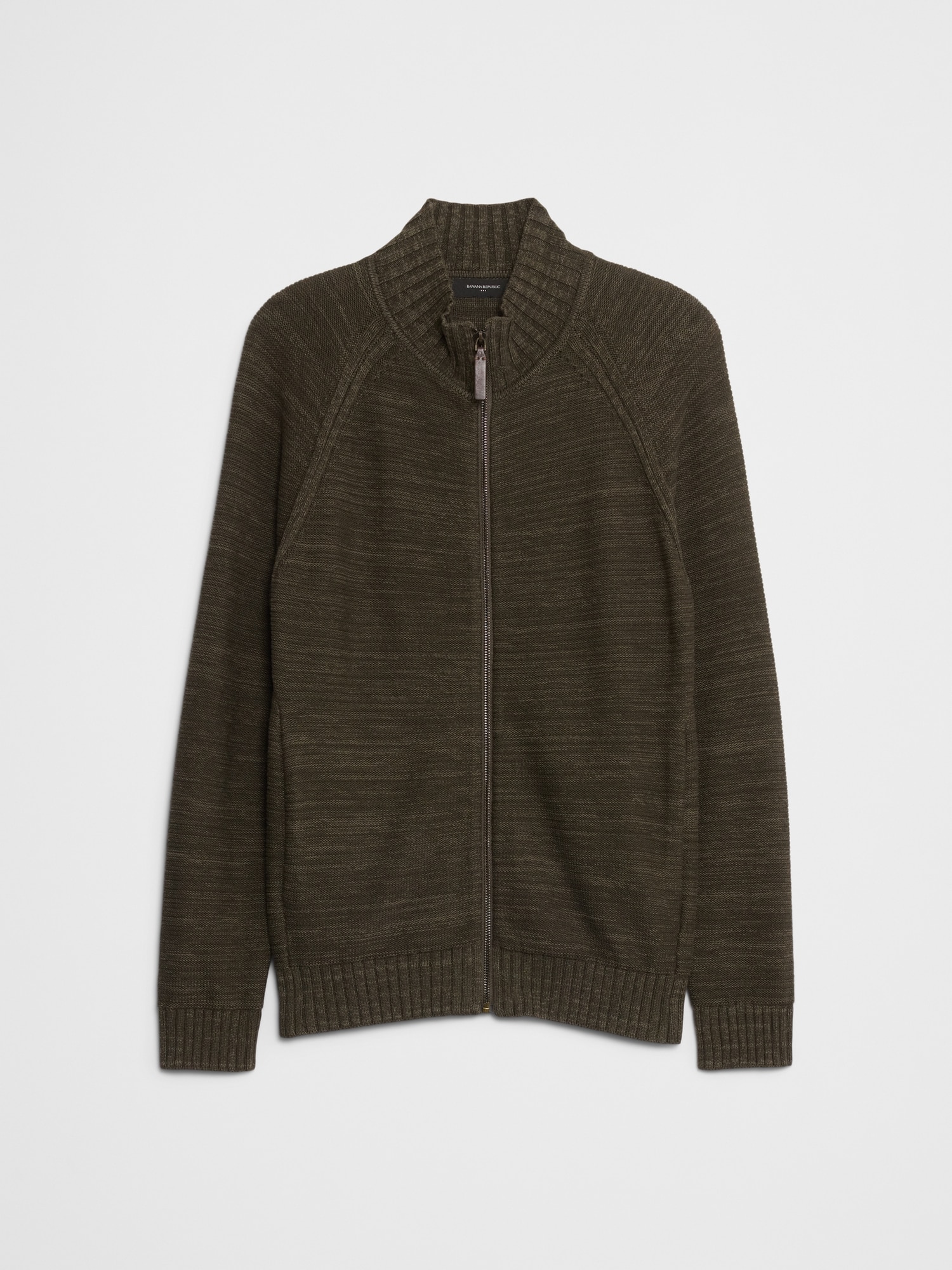 Image number 4 showing, Mock-Neck Cardigan Sweater